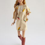 LAST RESTOCK The Leslie Dress in vintage fabric for Poppy Parker and Barbie (see description)