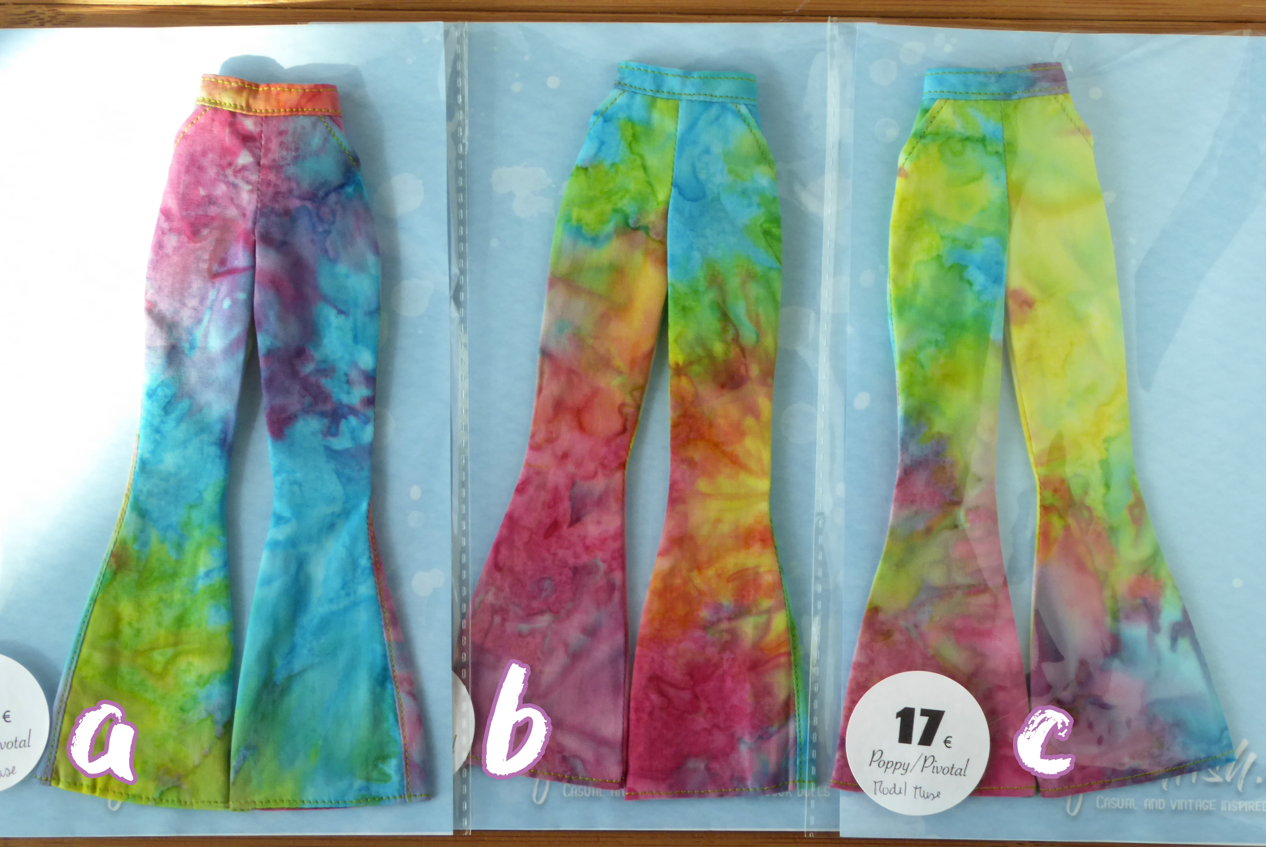 Tie-dye pants for Poppy Parker (1)
